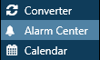 Alarm Center Menu Item